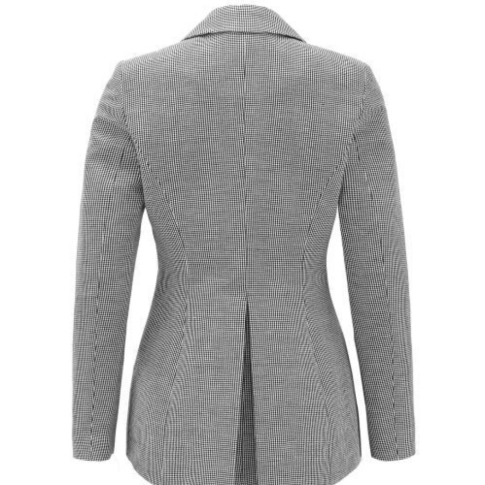 blazer altuzarra size 38=6 birdseye black and whit